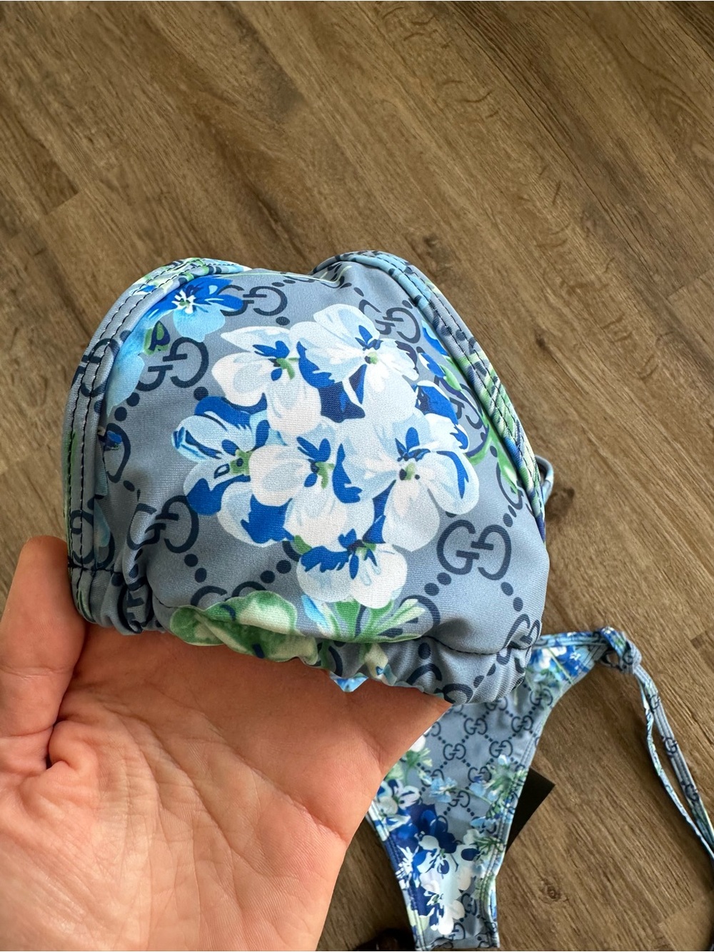 Gucci Floral Blue Bikini Set - Picture 2 of 5